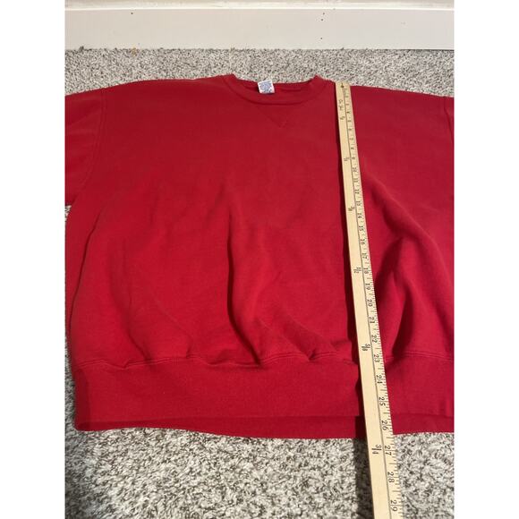 Vintage Russell Athletic Crewneck Mens XXL Red Sweater Sweatshirt Pullover - Picture 8 of 8